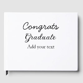 Libro De Visitas Sencillas felicitaciones mínimas graduación añadir