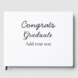 Libro De Visitas Sencillas felicitaciones mínimas graduación añadir