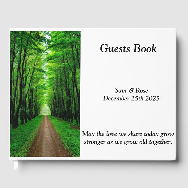 Libro De Visitas Sendero del bosque (Anverso)