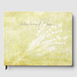 Libro De Visitas Serene Floral Loss de Madre Diario Personalizado