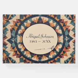 Libro De Visitas Servicio Memorial Kaleidoscope Quilt and Needle