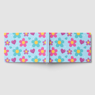 Libro De Visitas Servilleta de Flores con Estrellas
