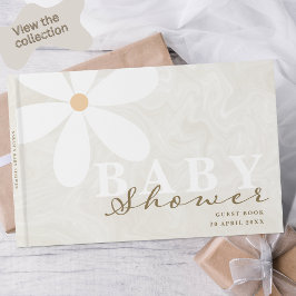 Libro De Visitas Sexo neutral de Daisy Garden Baby Shower