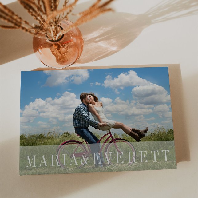 Libro De Visitas Sheer Overlay | Foto Boda (Subido por el creador)