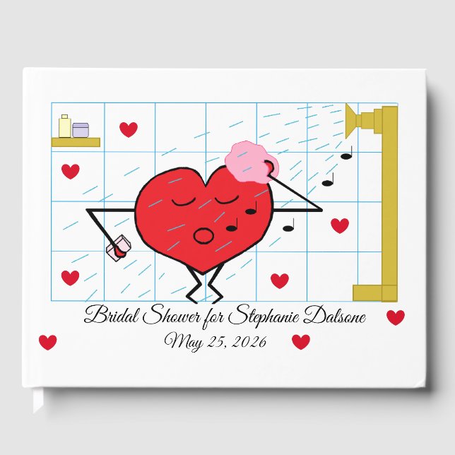 Libro De Visitas Shower you with Love Bridal Shower (Anverso)