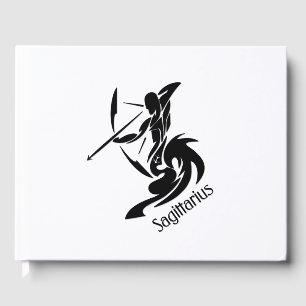 Libro De Visitas Símbolo y Rótulo sagitario zodiaco