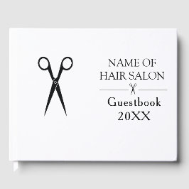 Libro De Visitas Simple elegant business light beauty salon