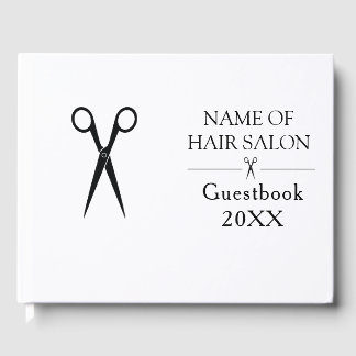 Libro De Visitas Simple elegant business light beauty salon