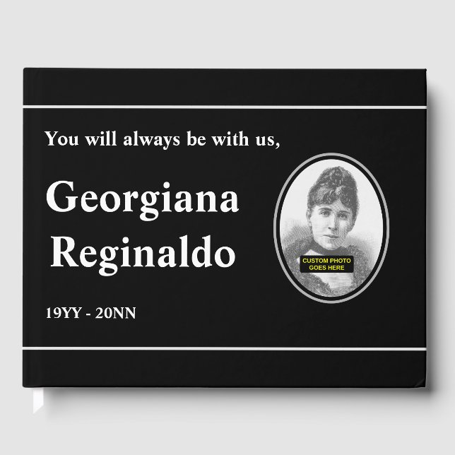 Libro de visitas simple y llano sobre funerales/mo (Anverso)