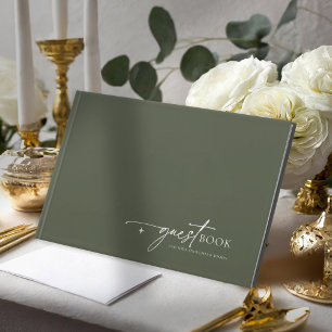 Libro De Visitas Simplemente Moda Boda Moss Green ID1046