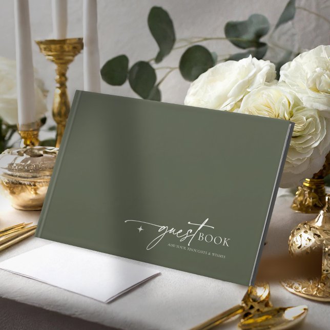 Libro De Visitas Simplemente Moda Boda Moss Green ID1046 (Subido por el creador)