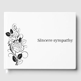 Libro De Visitas Sincera solidaridad con las flores negras