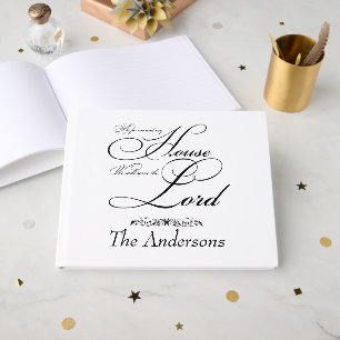 Libro De Visitas Sirve al Señor personalizado