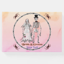 Libro De Visitas Skeleton Boda Guest Book