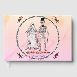 Libro De Visitas Skeleton Boda Guest Book