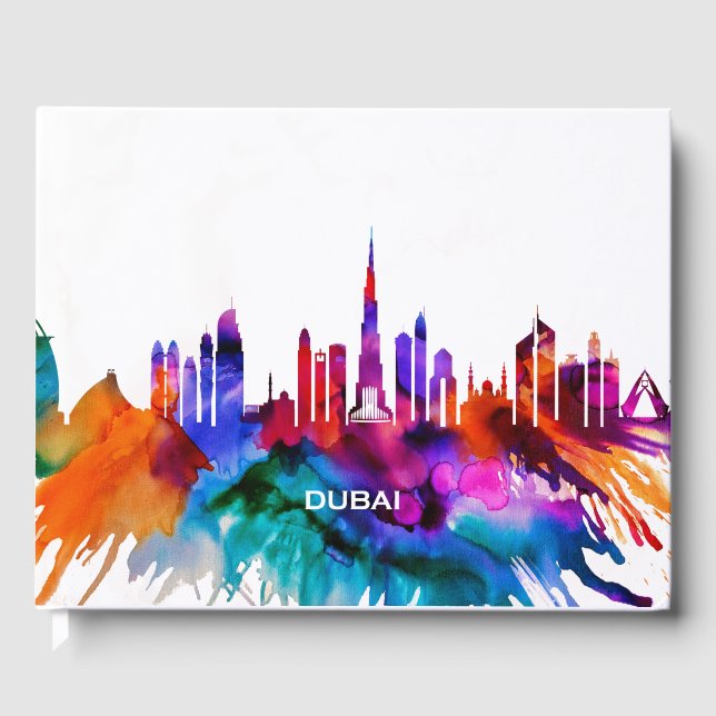 Libro De Visitas Skyline de Dubai (Anverso)
