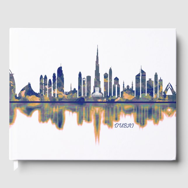 Libro De Visitas Skyline de Dubai (Anverso)