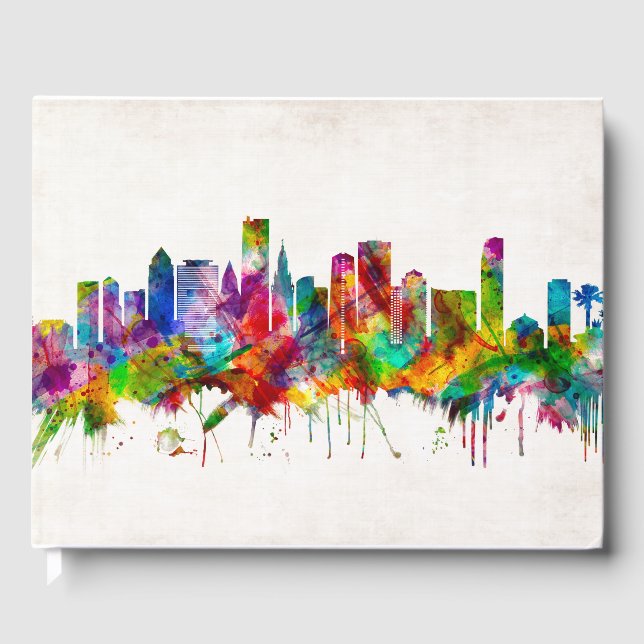 Libro De Visitas Skyline de Miami Florida (Anverso)