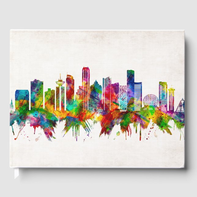 Libro De Visitas Skyline de Vancouver Canada (Anverso)