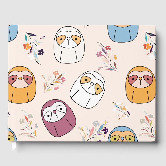 Libro De Visitas Sleepy Sloth (Anverso)