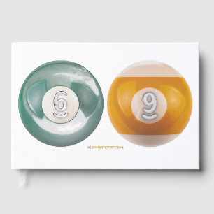 Libro De Visitas SlipperyJoe 69 mesa de billar dos bolas de billar