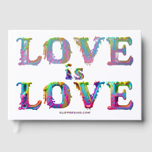 Libro De Visitas SlipperyJoe el amor es amor goteando derretido din
