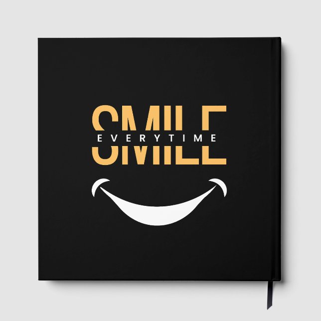 Libro De Visitas Smile Everytime – Spread Positive Vibes Anywhere (Reverso )