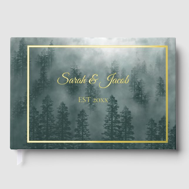 Libro De Visitas Smoky Mountain Wedding Guest Book (Anverso)
