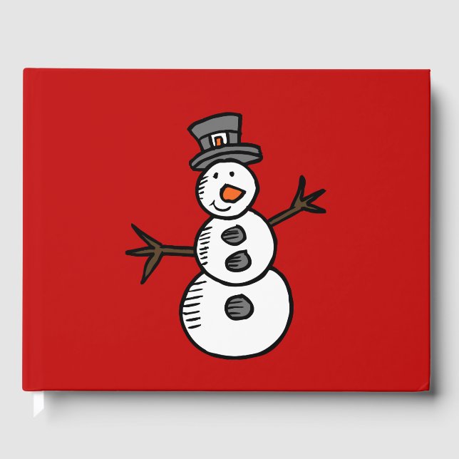 Libro De Visitas Snowman (Anverso)