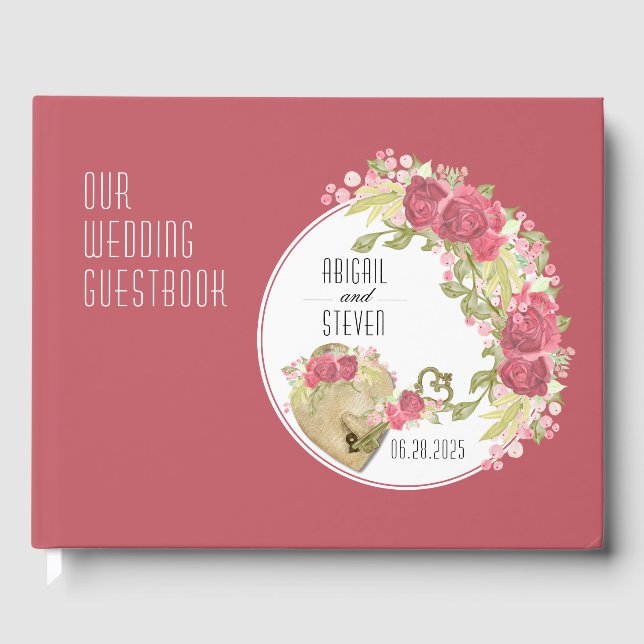 Libro de visitas sobre bloqueo y redondeo de clave (Anverso)