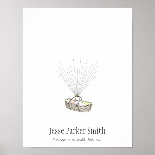 Libro de visitas sobre globos de huellas dactilare (Frente)