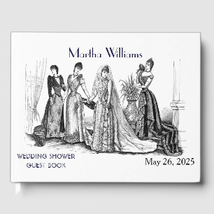 Libro de visitas sobre la ducha de novia