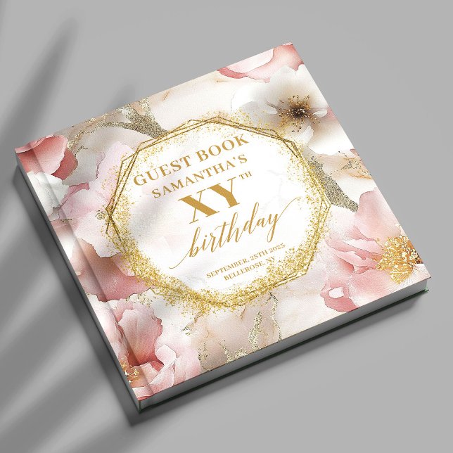 Libro De Visitas Sofisticado Dusty Pink Ivory Birthday Guest Book (Sophisticated Dusty Pink Ivory Birthday Guest Book

)