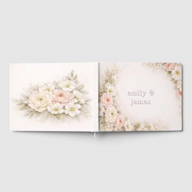 Libro De Visitas Soft Editorial Botanical Wedding (Lleno)