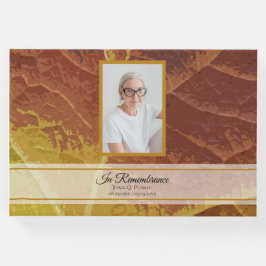 Libro De Visitas Sombras de la celebración de la vida en memoria de