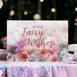 Libro De Visitas Sparkling Fairy Wiers Fairycore Garden Cumpleaños