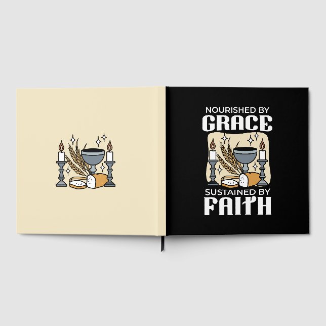 Libro De Visitas Spiritual Faith and Grace – Uplifting Christian (Lleno)