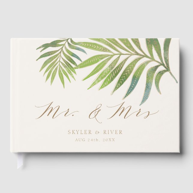 Libro De Visitas Splendid Summer Wedding Guest Book (Anverso)