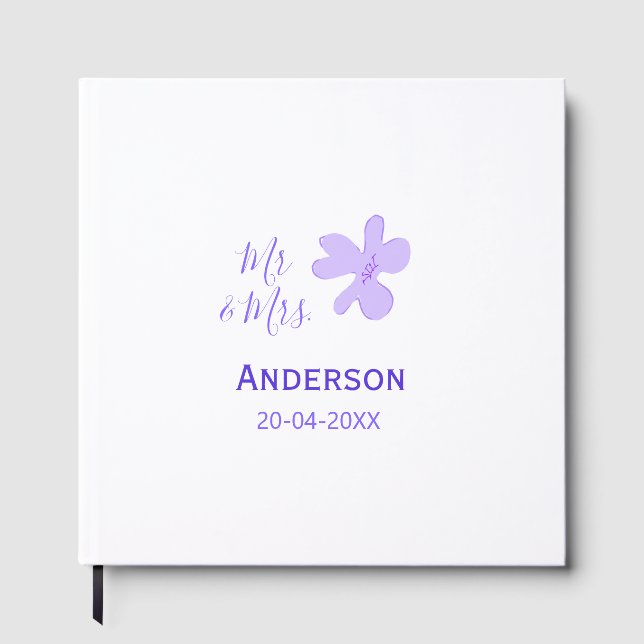 Libro De Visitas Sr & Sra agregar nombre de familia fecha año favor (Anverso)