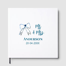 Libro De Visitas Sr. y Sra. agregar nombre fecha de la boda favor d