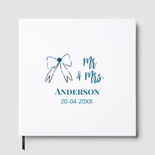 Libro De Visitas Sr. y Sra. agregar nombre fecha de la boda favor d