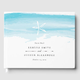 Libro De Visitas Starfish Beach Wedding Guest Book