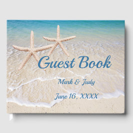 Libro De Visitas Starfish Beach Wedding Guestbook