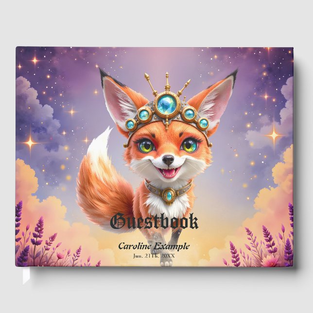 Libro De Visitas Starlit Fox of the Moonlit Meadows. (Anverso)
