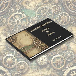 Libro De Visitas Steampunk Victorian Gearwork Boda