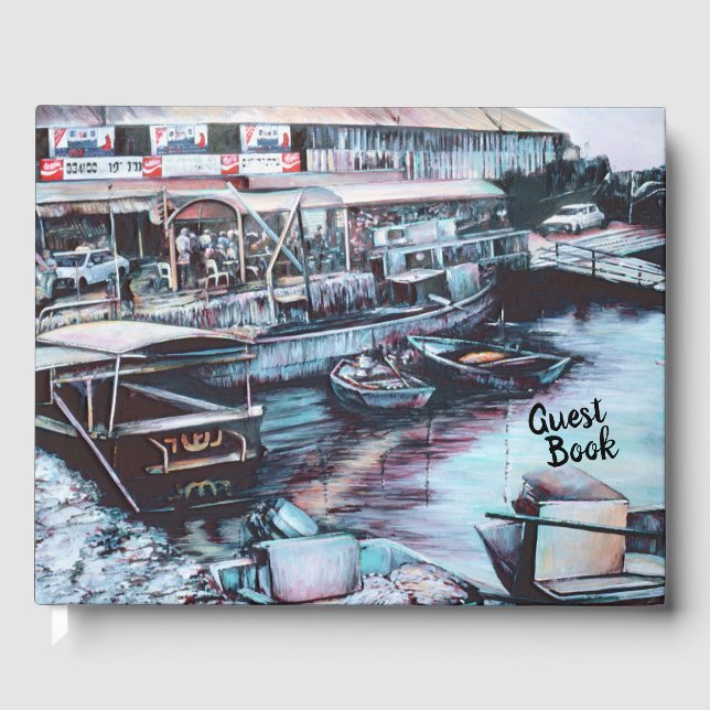 Libro De Visitas Sultry Prelude a Dusk, Jaffe, Israel (Anverso)