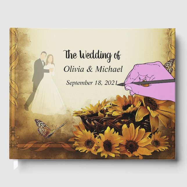 Libro De Visitas Sunflower (Anverso)