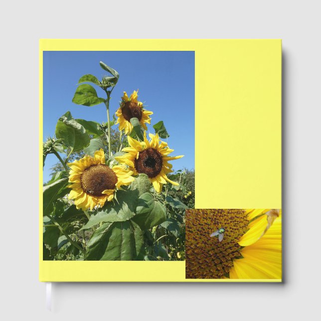 Libro De Visitas Sunflowers Guest Book (Anverso)