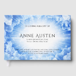Libro De Visitas Sunrise & Sunset Funeral Guest Book