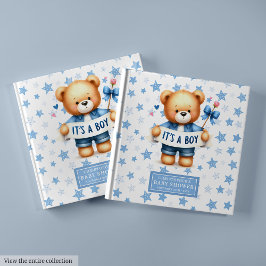 Libro De Visitas Sweet It's a Boy Teddy Bear Baby Shower Guest Book